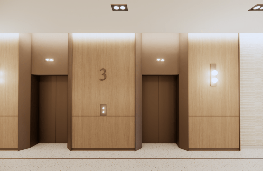 Tenant Floor - Elevator Lobbies